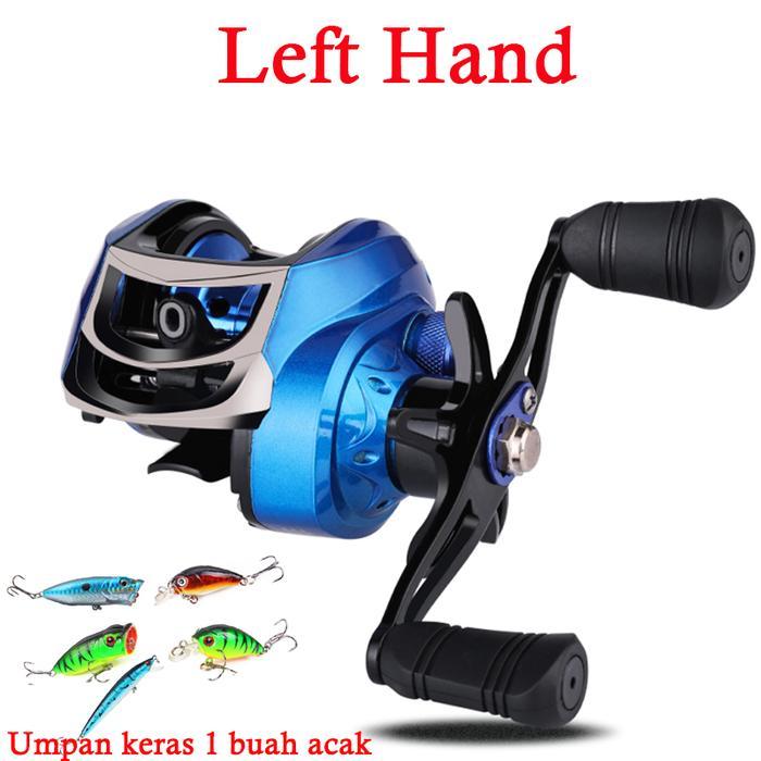 Metal Spool Baitcasting Fishing Reel BC 8KG Max Drag Gulungan Pancing Ukuran Bantalan Bola Bantalan 