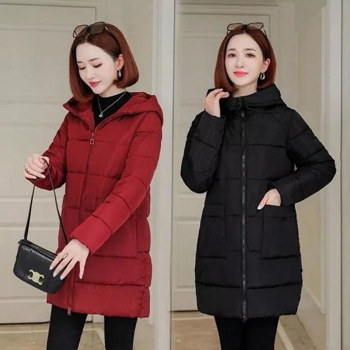 Jaket winter cewe Jaket winter wanita coat musim dingin Winter wanita purffer korean style Jaket coa