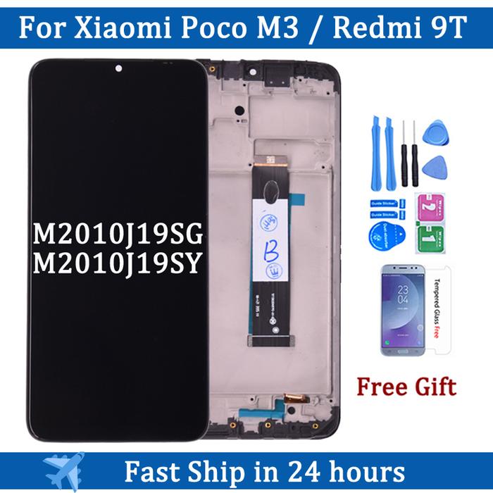 6.53” Original For Xiaomi Poco M3 LCD Display With Touch Screen