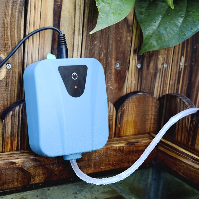 2L/Min Aerator Oksigenator Bertenaga Surya Pompa Udara Akuarium Pompa