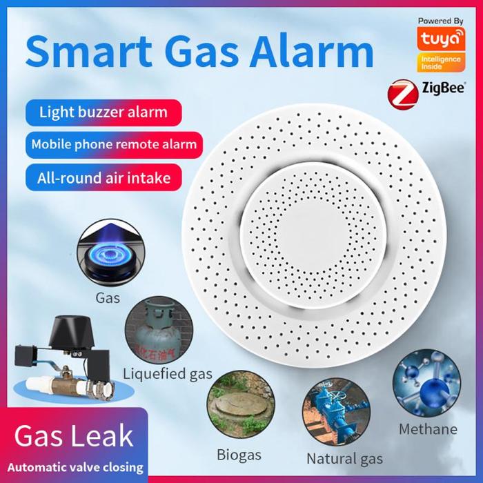 Tuya Smart Temperature Humidity Sensor Tuya Zigbee Co Gas Detector