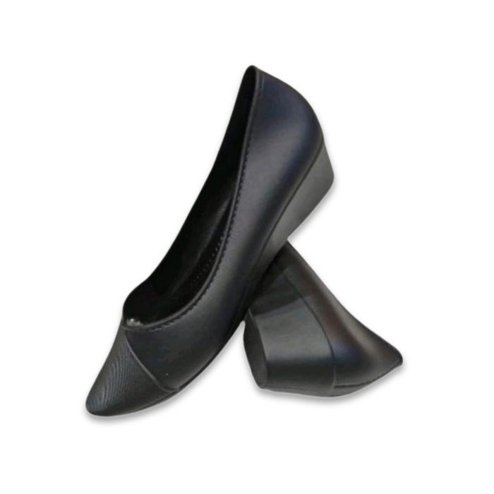 Sepatu Wedges Wanita Sepatu Karet Jelly Shoes Fuhaha