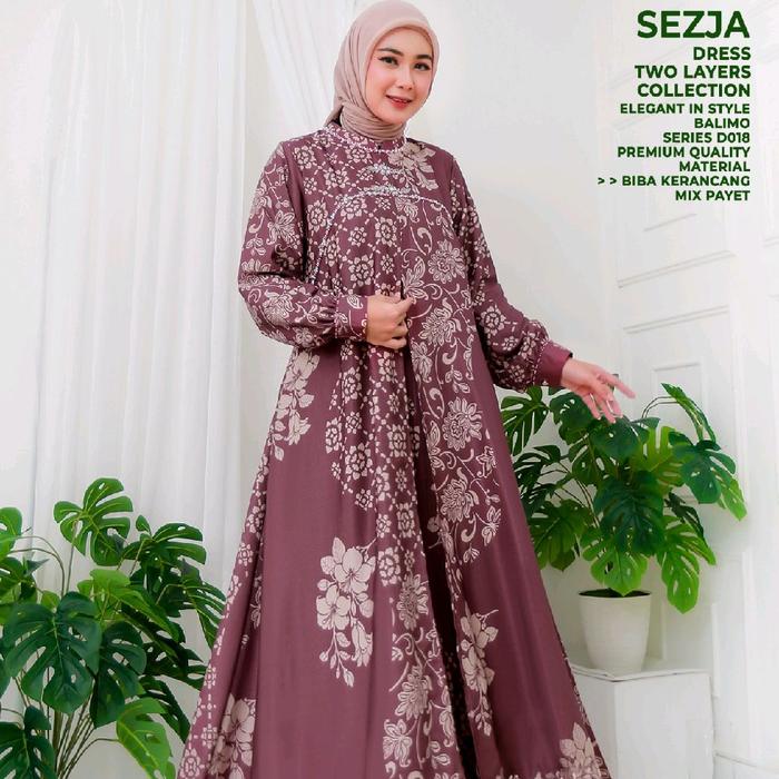 Gamis premium batik motif elegan  by balimo