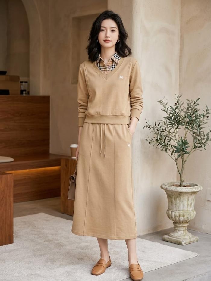 SMO-416 ONESET SETELAN ROK LUELLA WANITA FASHION