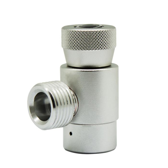 Soda Stream CO2 Refill Adapter Connector Gas Regulator Silver Refill