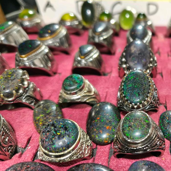 Andamoka opal Australian natural alam 100%