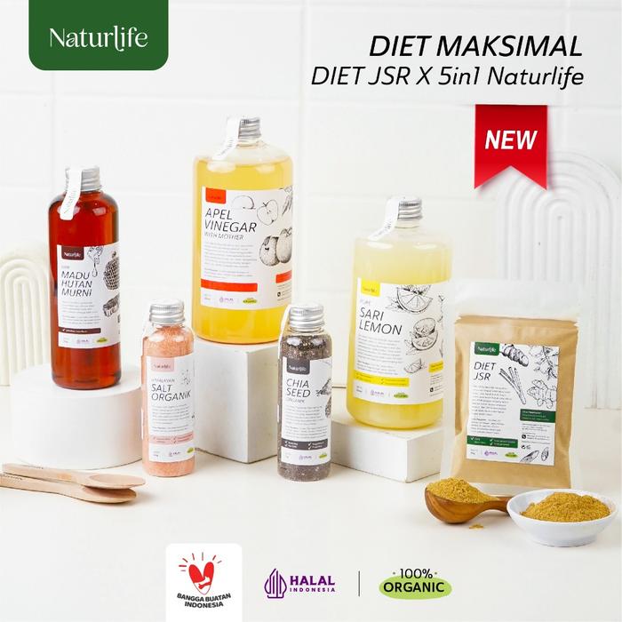 JSR DIET & PAKET 5 IN 1 DETOX NATURLIFE / DETOX RESEP SEHAT JSR / RAMUAN JSR / JSR DETOX / REMPAH JS