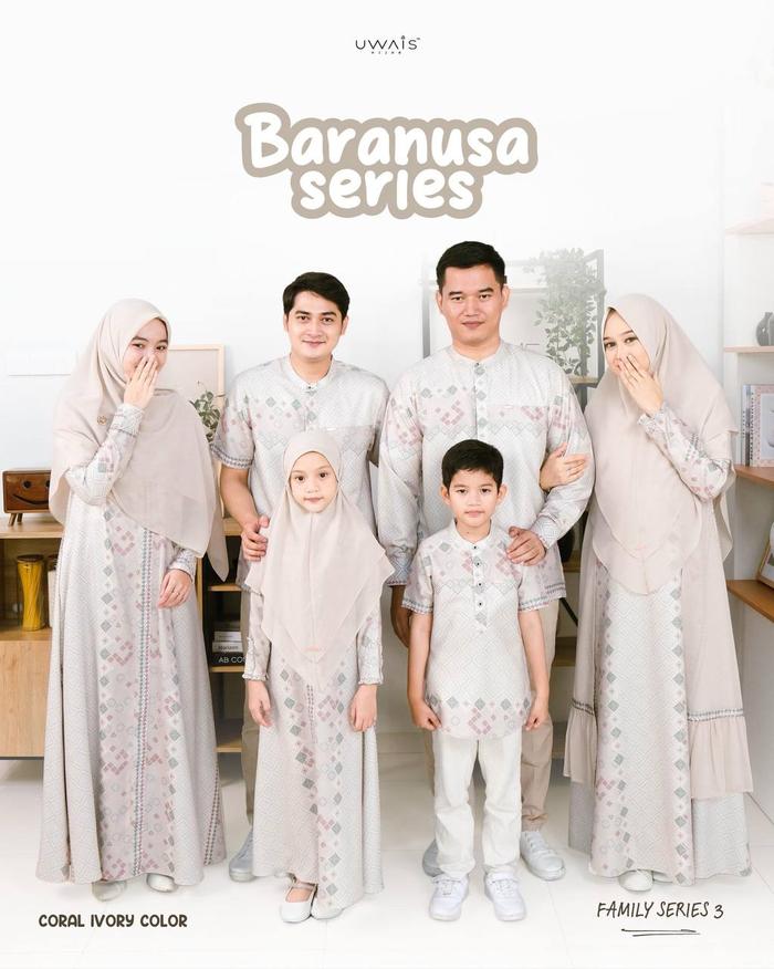 Baranusa Sarimbit Lebaran Series by Uwais Hijab Sarimbit Lebaran Terbaru