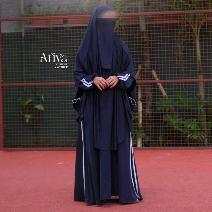 Gamis Olahraga Afiya (Navy) Alfi Huraiyah