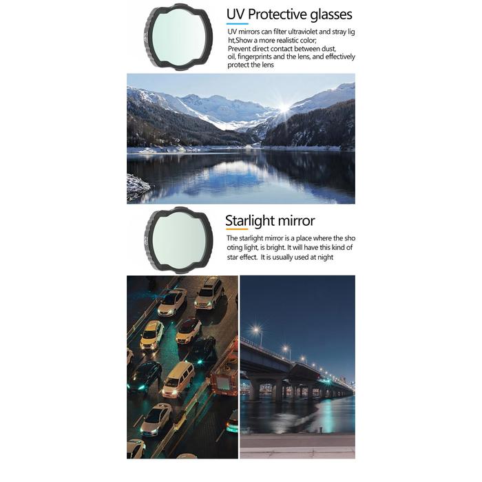 Untuk DJI Avata ND Set Filter untuk DJI Avata Drone FPV Combo MCUV