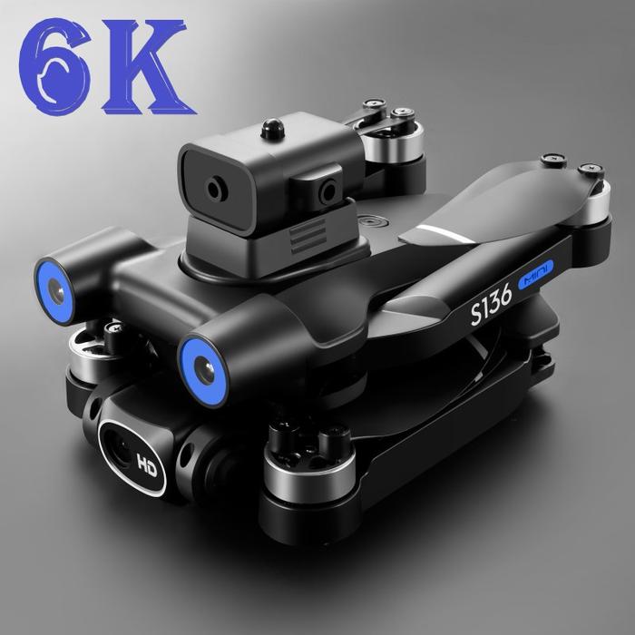 S136 Drone GPS kamera ESC ganda 6K profesional, pesawat nirawak