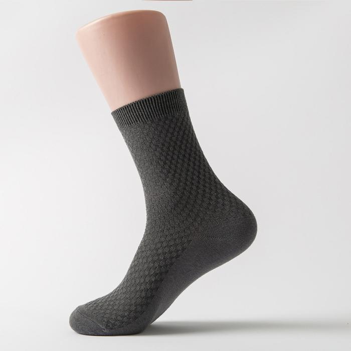 [NL] 100% BAMBOO FIBER SOCKS KAOS KAKI SERAT ARANG BAMBU TINGGI BETIS MEDIUM HIGH COWO CEWE UNISEKS 