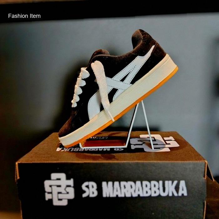 Sepatu skate casual tktn bahan suede basic hitam black putih pria wanita fashion kasual shoes lokal 
