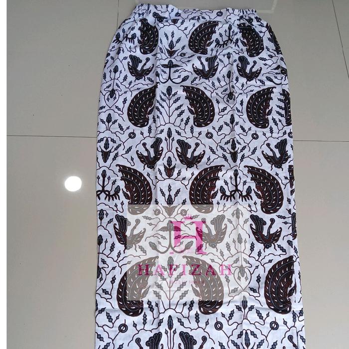 Hafizah Rok Jarik Wiru Wanita Batik Motif Jogja Adat Jawa Instan Melar Katun Karet Bawahan Nyaman Ku