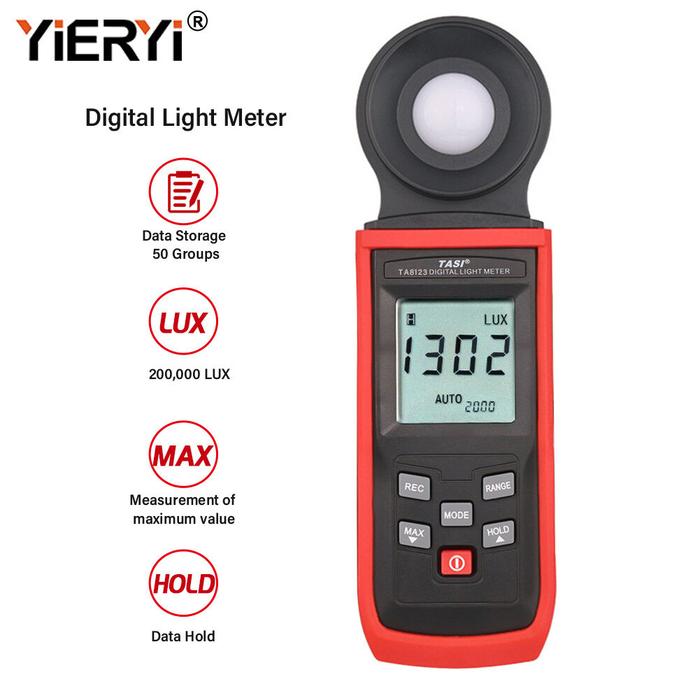 TASI TA8121 Kamera Fotografi, Kamera Digital Luxmeter Terintegrasi