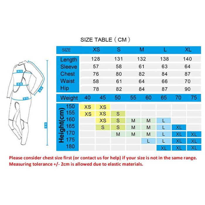 Slinx neoprene waterproof wanita lengan pendek 3mm neoprene pakaian