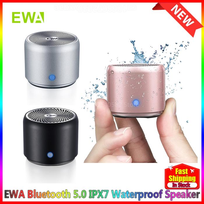 EWA A106 Pro Mini Bluetooth Speaker with Custom Bass Radiator, IPX7