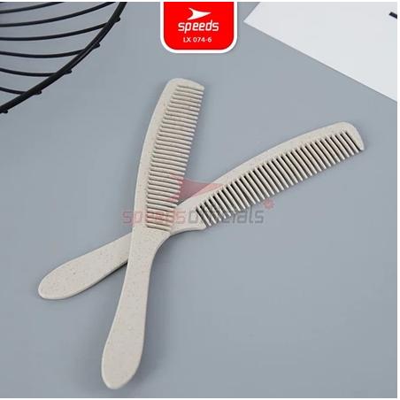 Speeds Sisir Hotel Comb Travel Kit Hotel Supllies Packacing Plastik Wheat Straw Composite Sisir Ramb