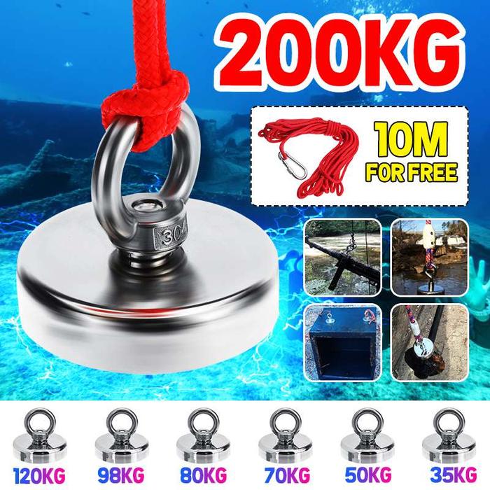 Super Strong Neodymium Magnet Powerful Fishing Magnet Sea Fishing