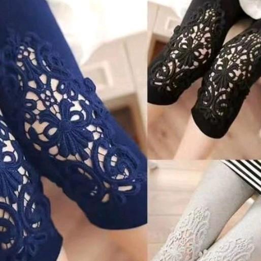 renda 7/8/ legging renda 7/8 import
