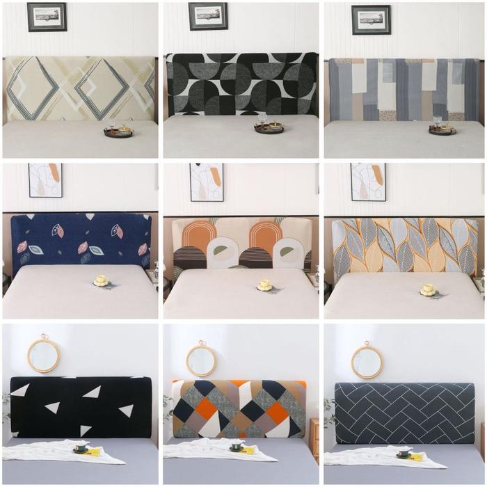sarung sandaran tempat tidur / cover bed headboard MOTIF