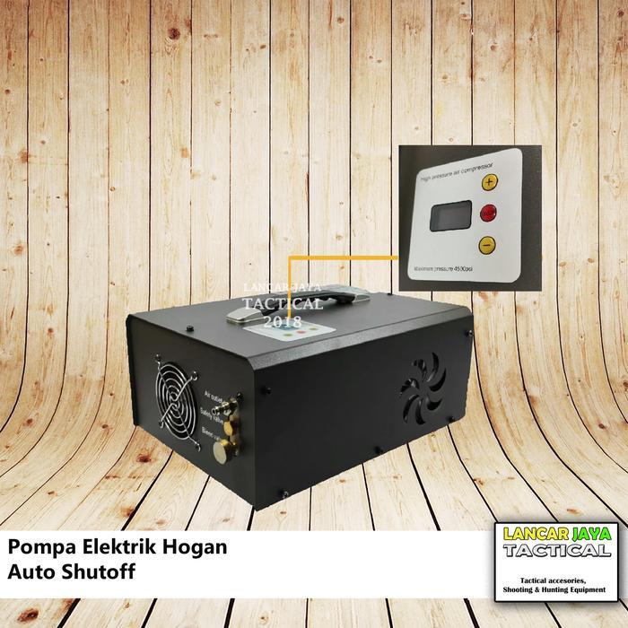 POMPA PCP ELEKTRIK AUTO STOP / KOMPRESOR LISTRIK HOGAN AUTO SHUT OFF / POMPA ANGIN LISTRIK DIGITAL
