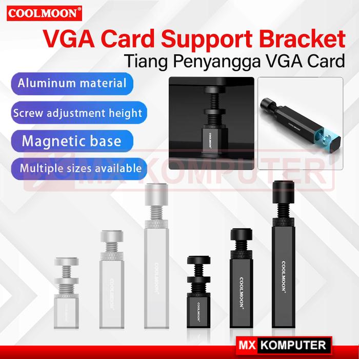 Coolmoon VGA Holder Standing Graphic Card VGA Card Support Tiang Penyangga