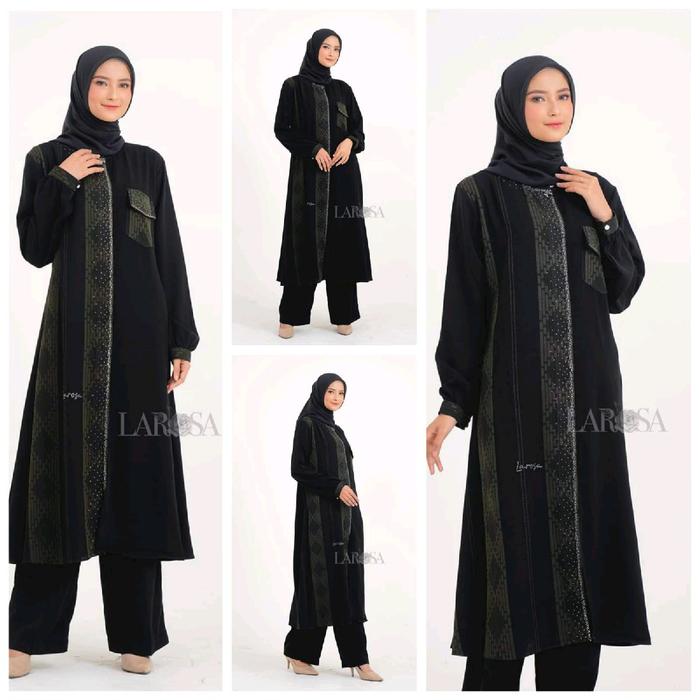 ONE SET LAROSA 24.106 / SETELAN CELANA LAROSA / SETCEL TUNIK LAROSA BUSANA / SETELAN TUNIK CELANA