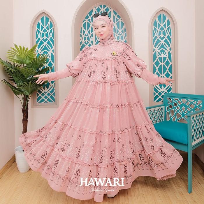 HAWARI - SET HIJAB SHAFIRA SERIES GAMIS MUSLIM WANITA