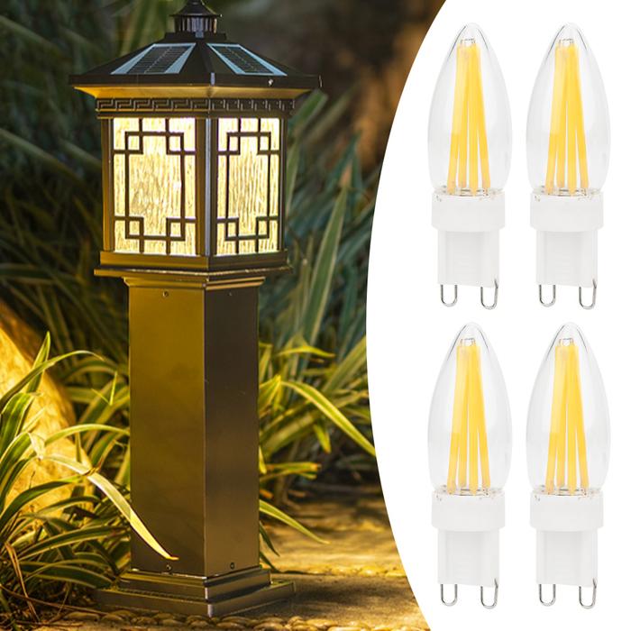10Pcs 3W AC220V G9 Lamp Bulb Dimmable Long Filament Bi-Pin LED Light