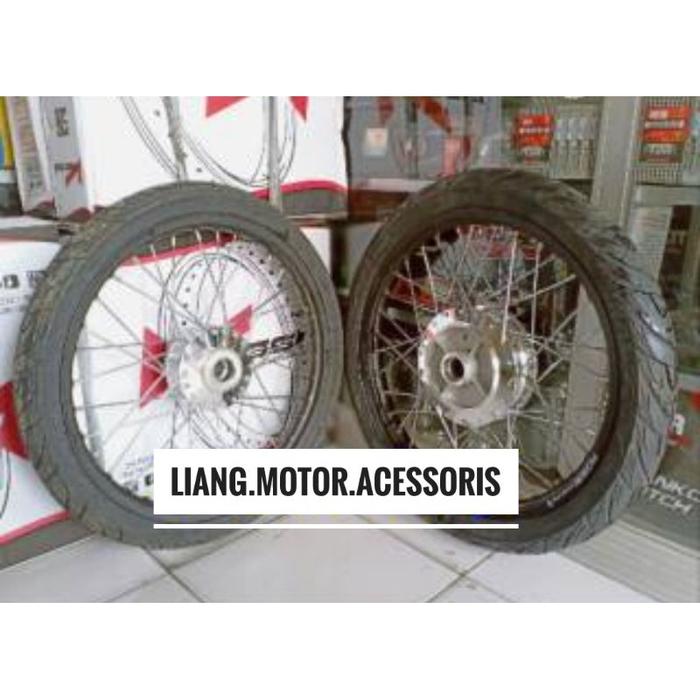 Sepaket Velg Tromol Set Jari2 Plus Ban - Yamaha Tiara / Tiara 125Z / Tiara 125ZR / Tiara S