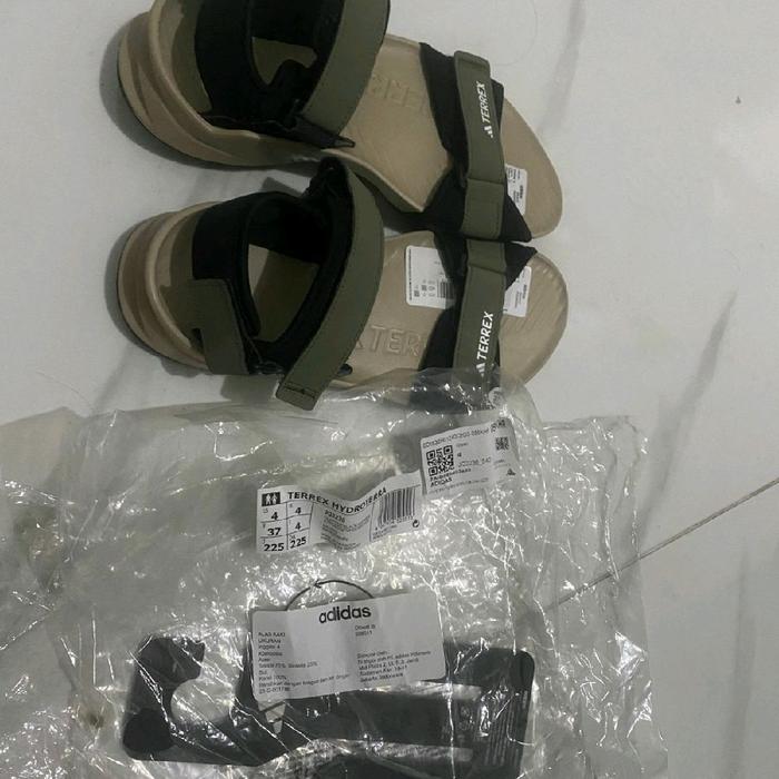 adidas hiking terrex hydroterra sandal sepatu unisex green