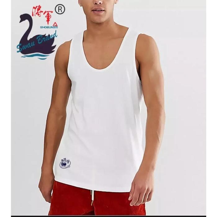 TERMURAH...HARGA GROSIR!!! 3 PCS SINGLET PRIA TERLARIS SWAND/KAOS DALAM PRIA DEWASA SWAND