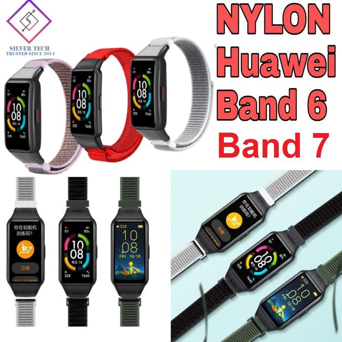 Silvertech Strap Nylon Untuk Honor Band 6 Huawei Band 6 Huawei Band 7 Lembut Tali Jam Honor Band 6 H