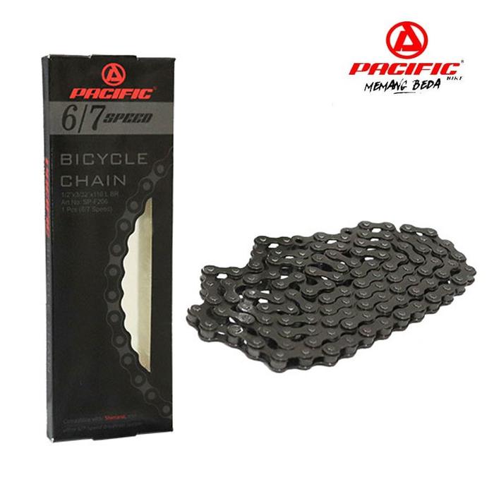 Rante Pacific 6 7 Speed / Rantai Sepeda 6 7 Speed PACIFIC untuk Sepeda Lipat Seli, minion Universal