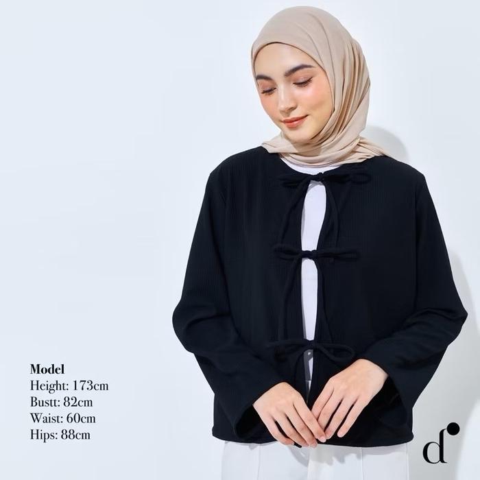 D.noktah Official - Hawla Cardigan (Outer) - Black