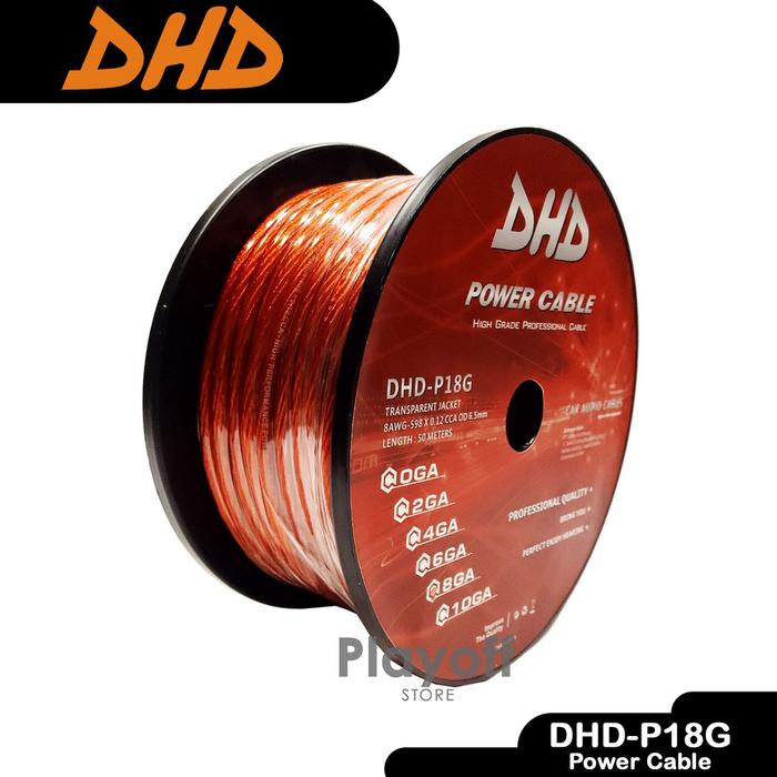 Kabel Power 8 AWG 50 Meter Merah/Hitam / 4 AWG 50 Meter