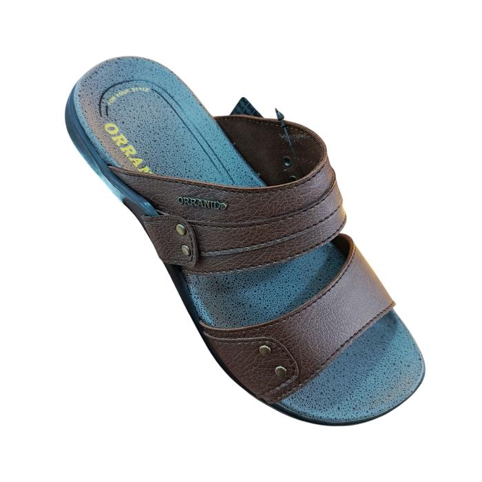 Orranil 8602 sandal pria coklat,Hitam,Tan 38-43