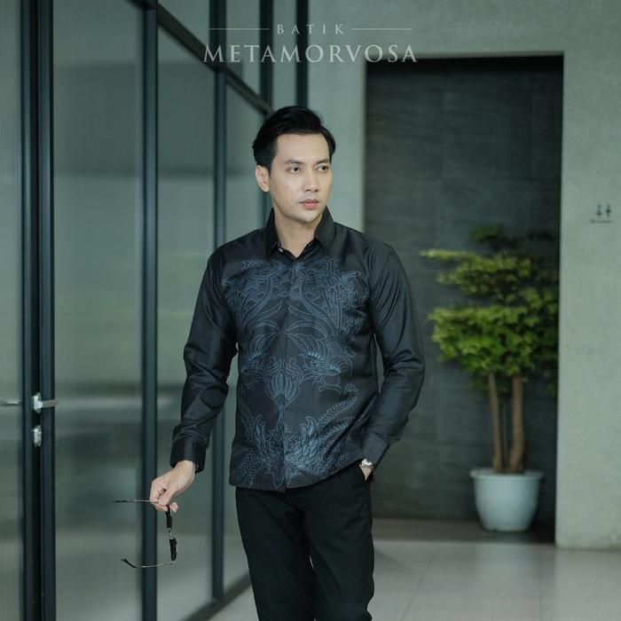 Baju Batik Pria Slimfit Lengan Panjang Full Furing - Batik Metamorvosa