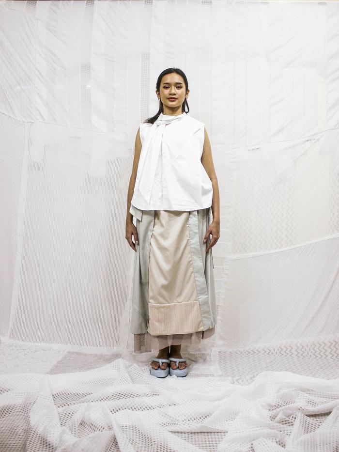 OLINE WORKROBE - Gamila Skirt in Pastel Mix (Pre-Order)