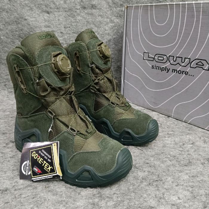 Sepatu PDL Lowa Hijau Tali Putar / Sepatu Lowa Hijau Tali Putar / Sepatu Lowa