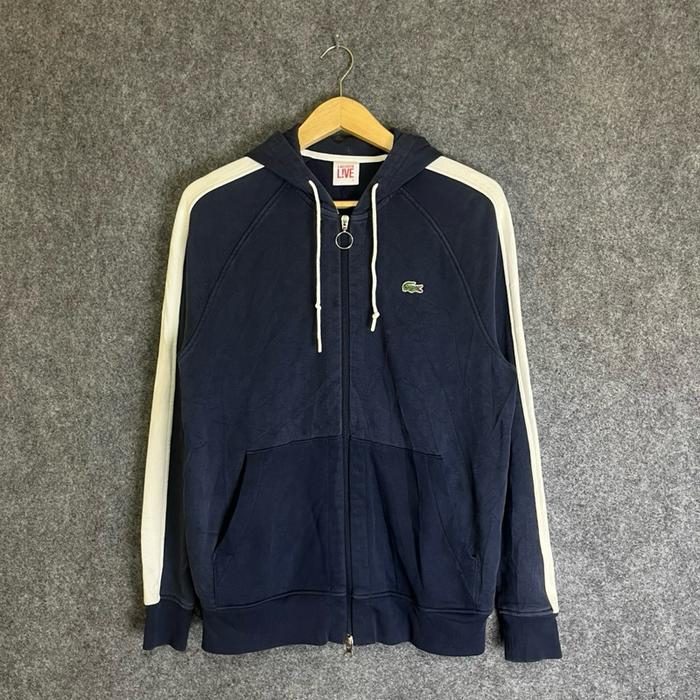 Lacoste live zipper hoodie navy