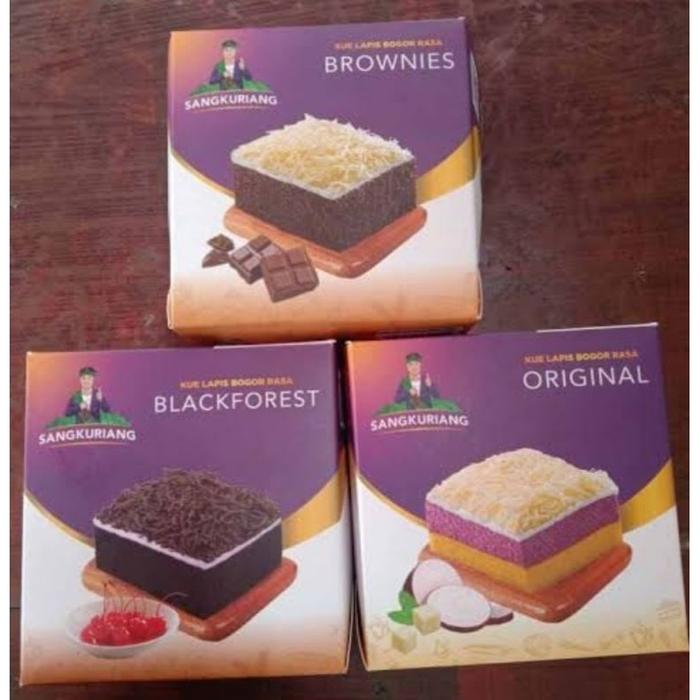 Paket Hemat 3 box Mini pack Lapis Bogor Sangkuriang + FREE SPOUNBOUN SANGKURIANG