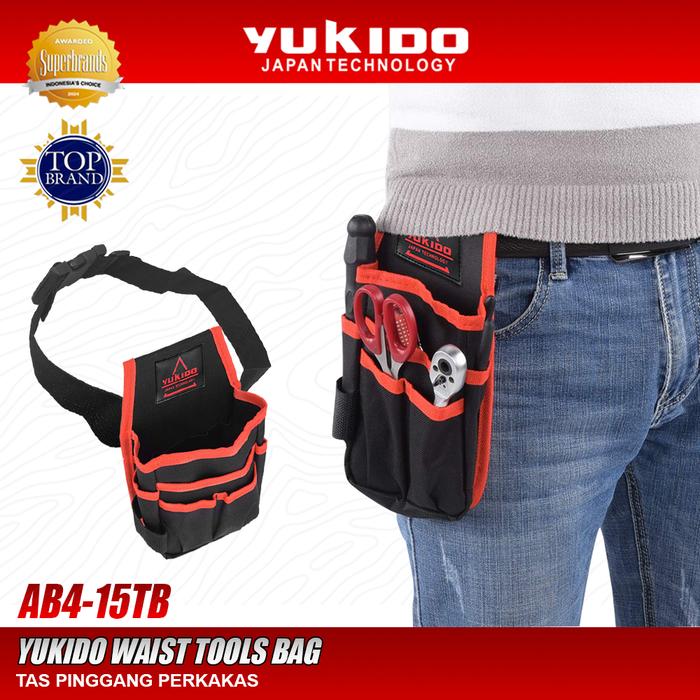 YUKIDO TAS PERKAKAS PINGGANG KUNCI / WAIST TOOL BAG YUKIDO AB4-15TB