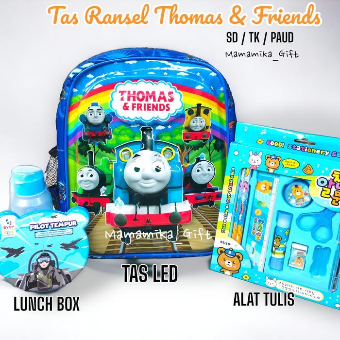 GRATIS ONGKIR PAKET TAS SEKOLAH ANAK TK THOMAS AND FRIENDS / KADO ANAK TK THOMAS KERETA