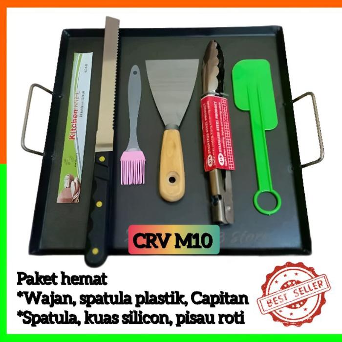 paket komplit wajan penggoreng roti bakar,wajan kebab,wajan burger