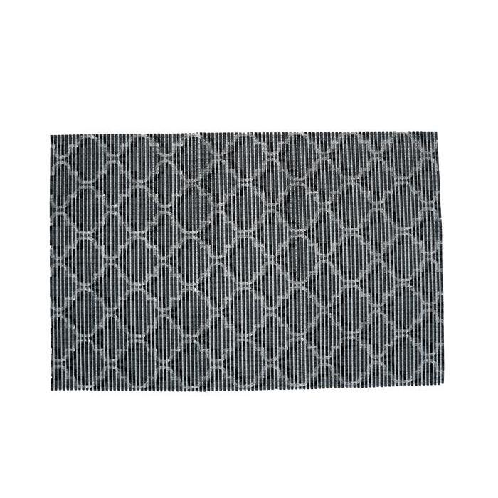 Tikar Dapur Bersih L= 65cm - Rantai Abu Tua, Karpet Busa PVC Anti Slip
