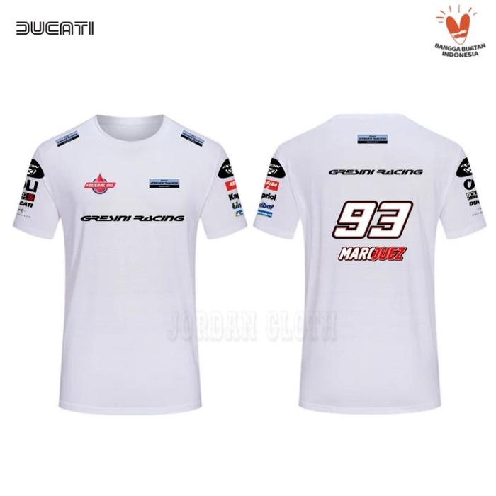 Tshirt Baju Kaos Team Gresini Racing MotoGP Marc Marquez