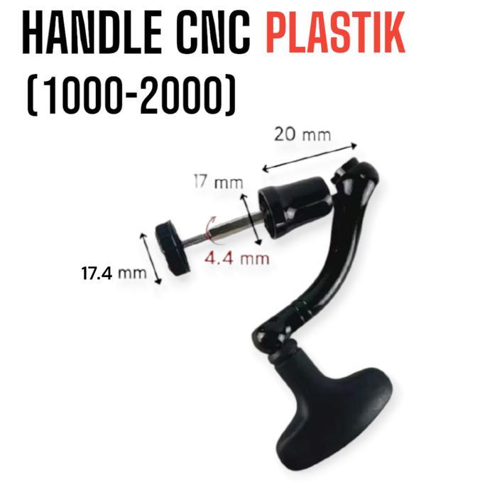 Handel Pancing Plastik CNC Ukuran Reel 1000-2000 - 1000-2000