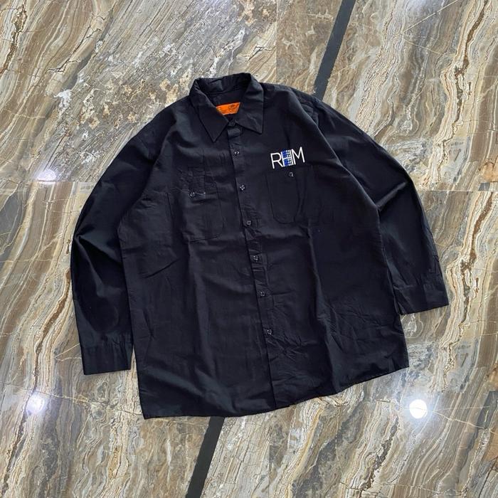 REDKAP Basic Black Work shirt big size